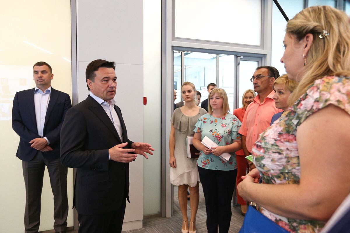 Андрей Воробьев губернатор московской области - Губернатор провел встречу с активными пользователями "Добродела"